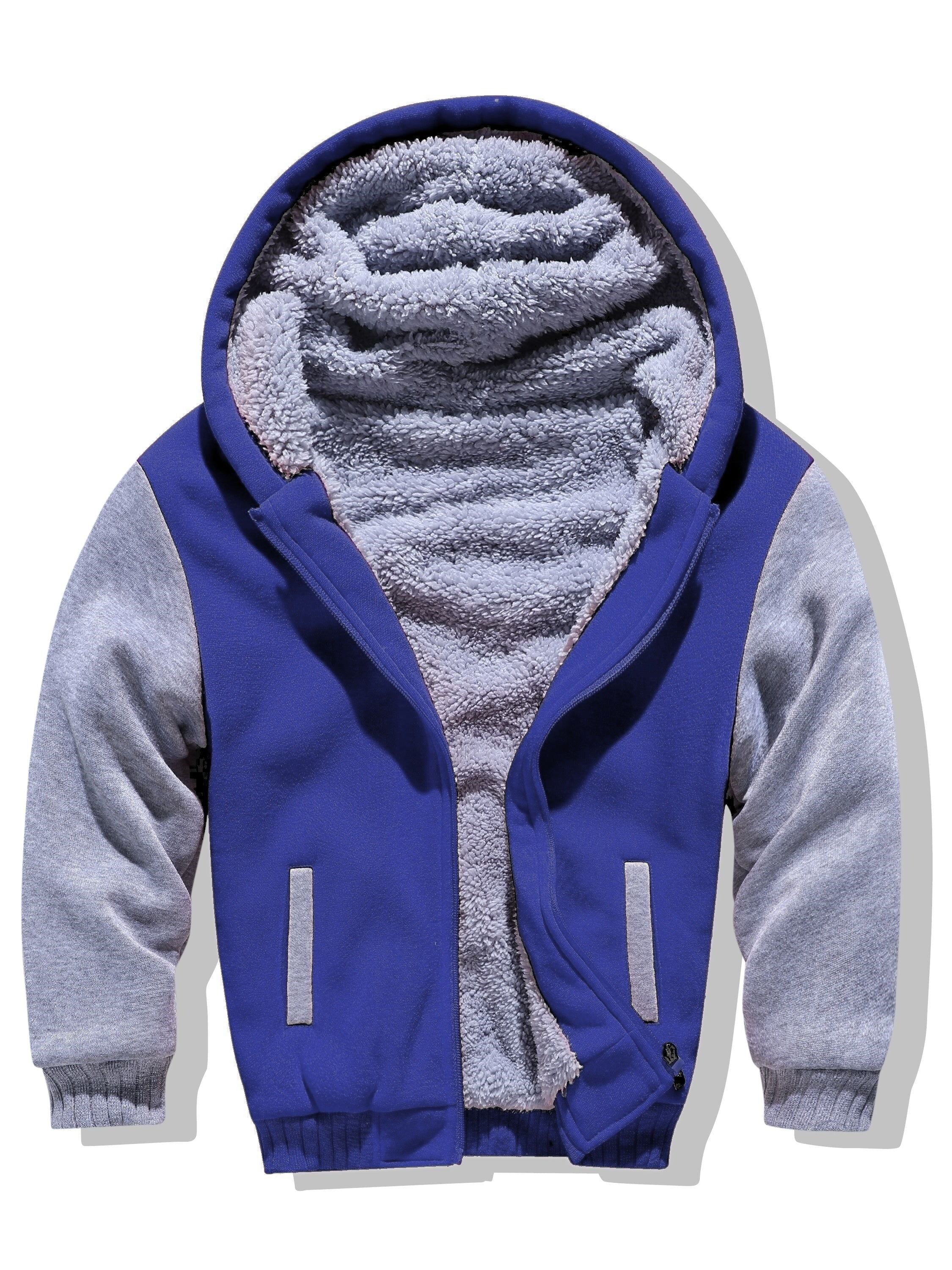 Hoodies voor kinderen - Jongens Warme Zip-Up fleece gevoerde Hoodie voor de winter-Boutique Moda