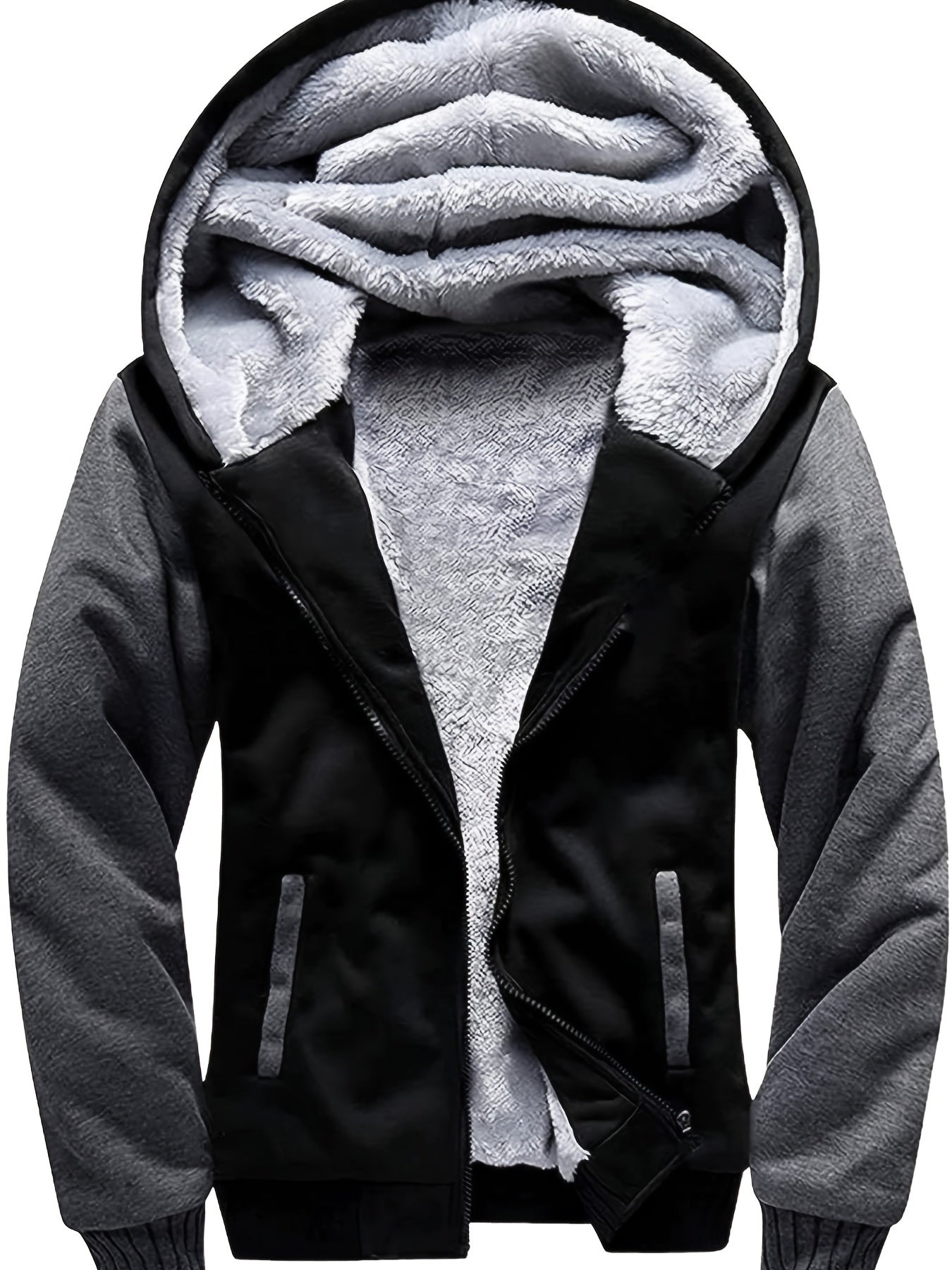 Hoodies voor kinderen - Jongens Warme Zip-Up fleece gevoerde Hoodie voor de winter-Boutique Moda