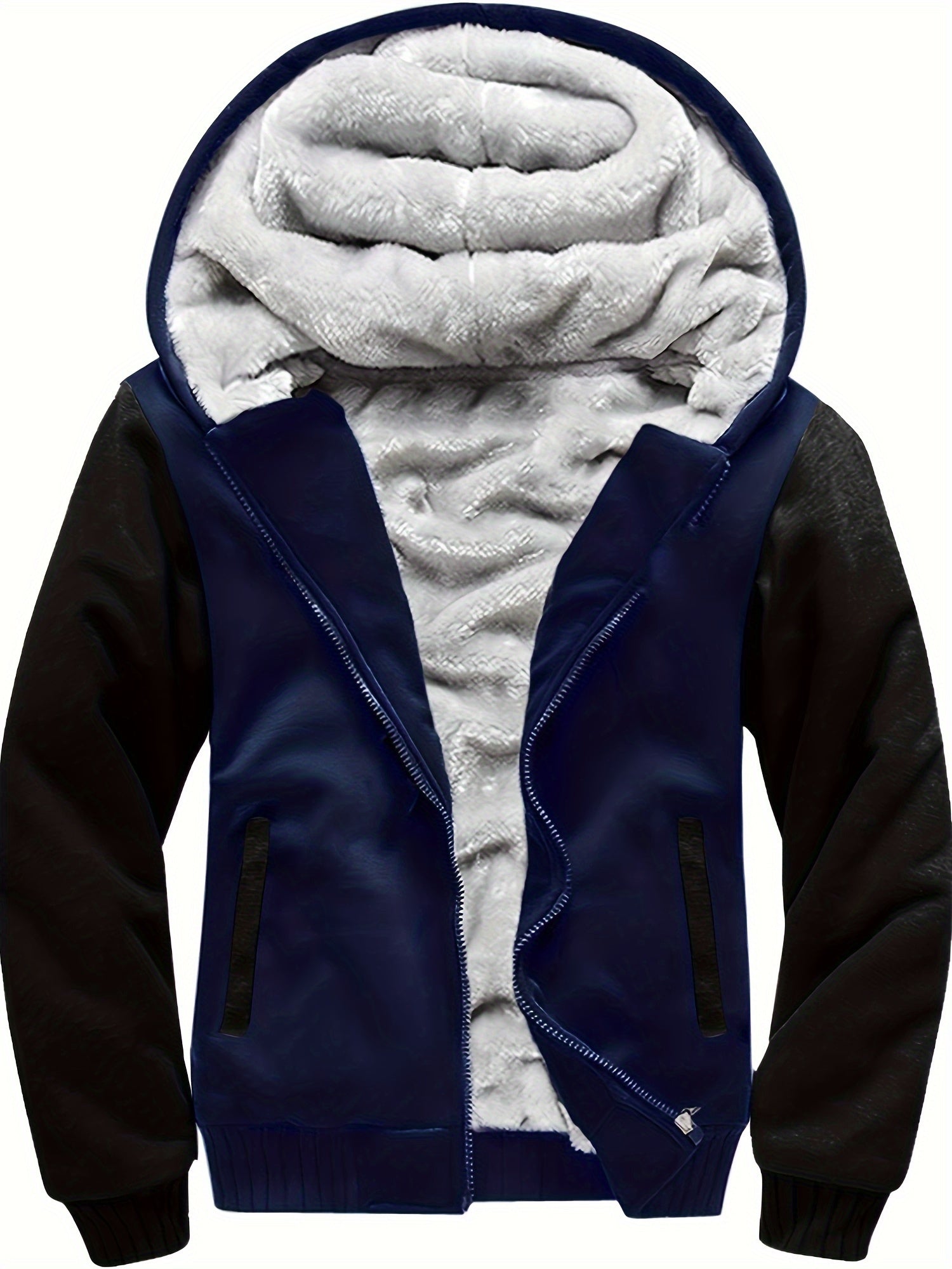 Hoodies voor kinderen - Jongens Warme Zip-Up fleece gevoerde Hoodie voor de winter-Boutique Moda