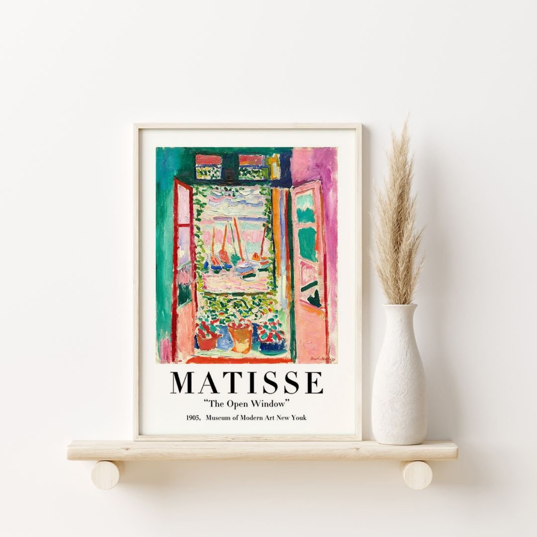 Matisse The Open Window kunstposter 2