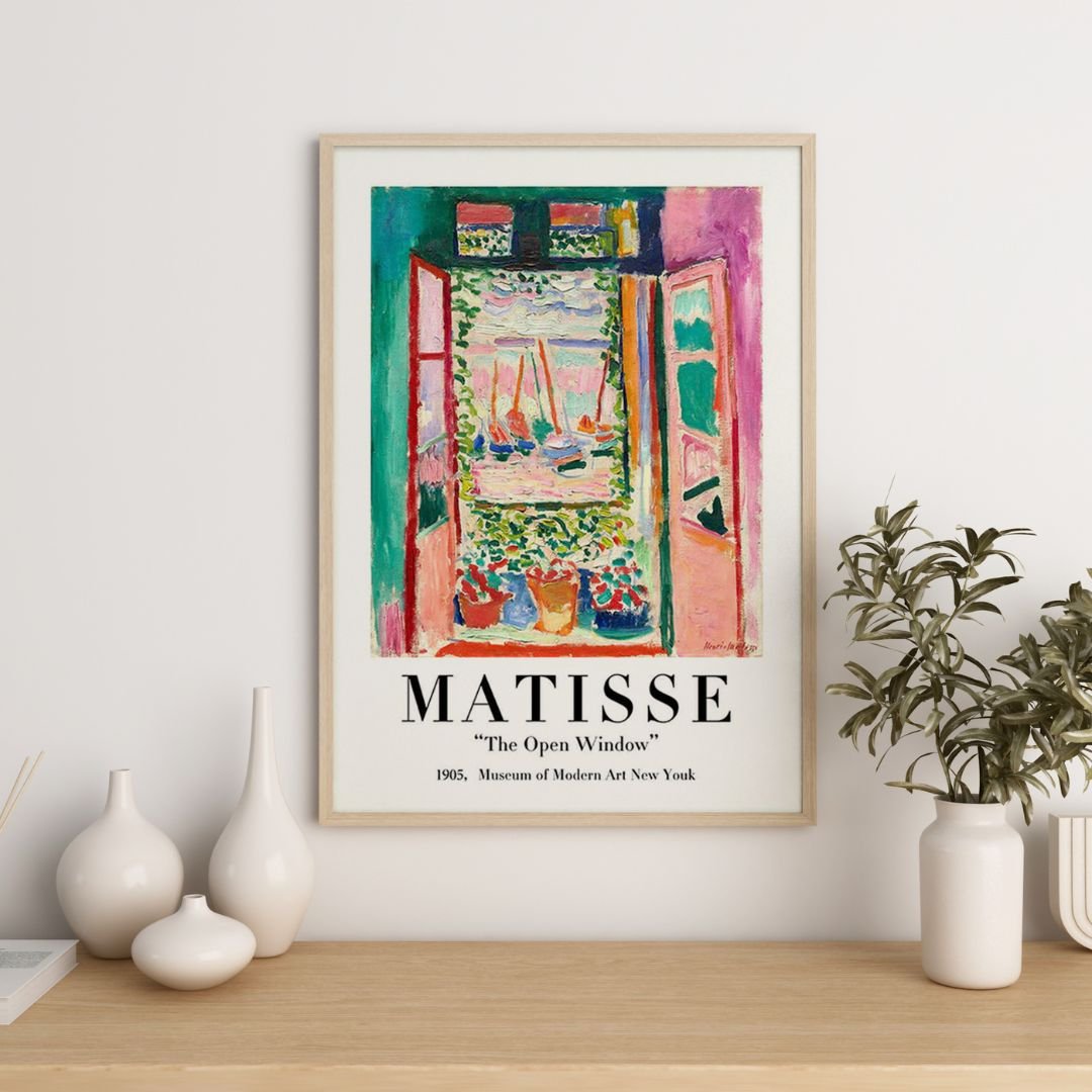 Matisse The Open Window kunstposter 3