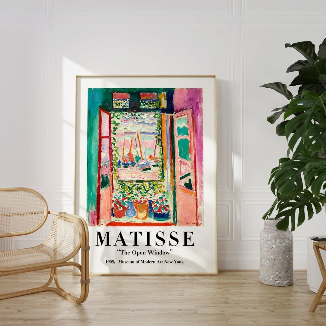 Matisse The Open Window kunstposter 8