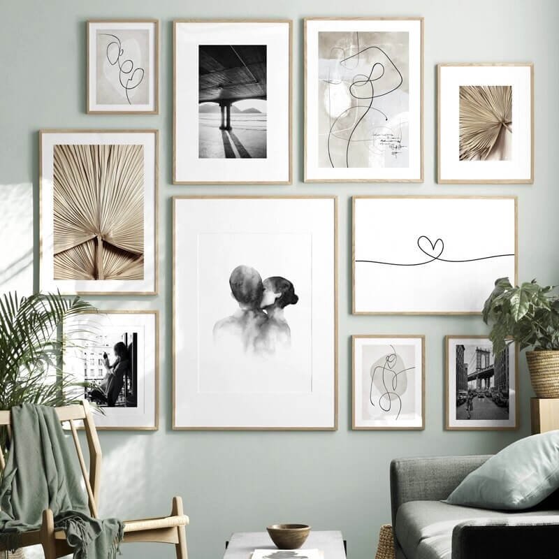 Kunstposters voor een galerijwand 1