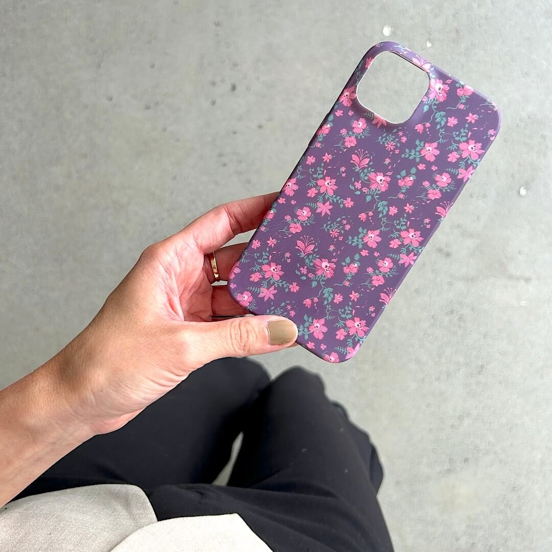 iPhone hoesje met bloemetjes 4