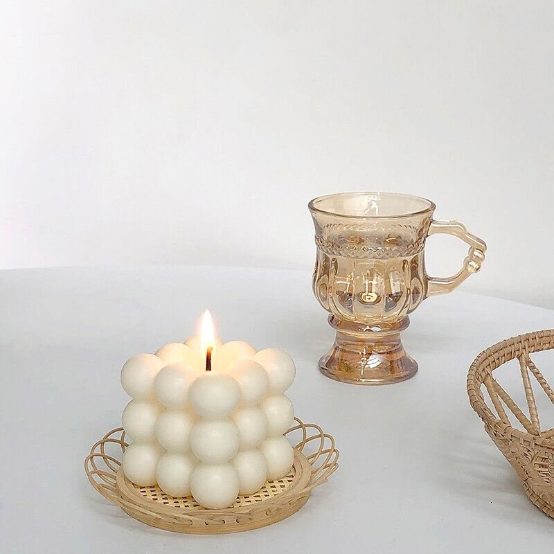 Bubbelkaars van sojawas 4