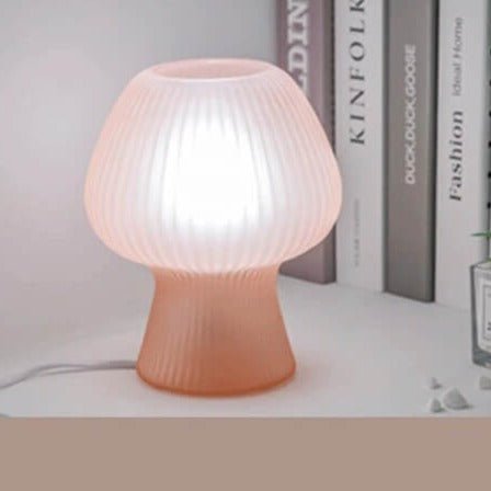 Glazen paddenstoel tafellamp 5