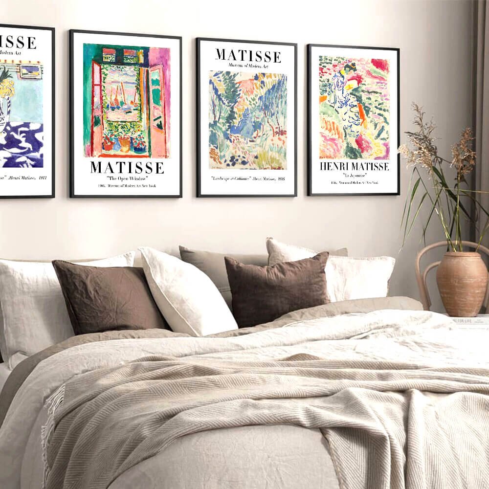 Wanddecoratie Woonkamer | Matisse Kunstdruk | Ongelijst 5 Prints-Boutique Moda