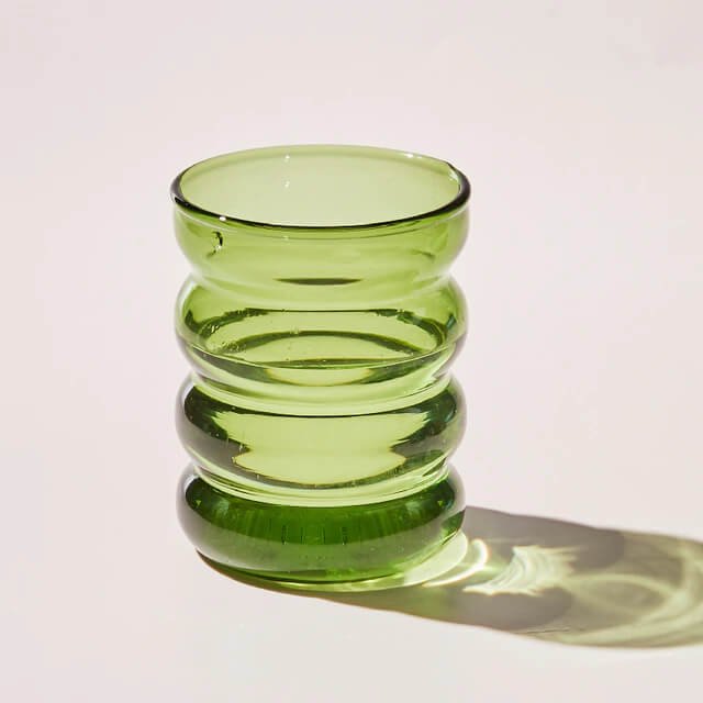 Set van twee gekleurde bubbelglazen 2