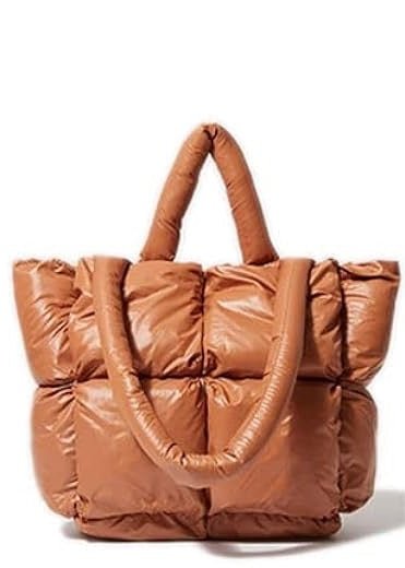 Shopper Dames | Gewatteerde Puffer Tas | Ruime Schoudertas-Boutique Moda