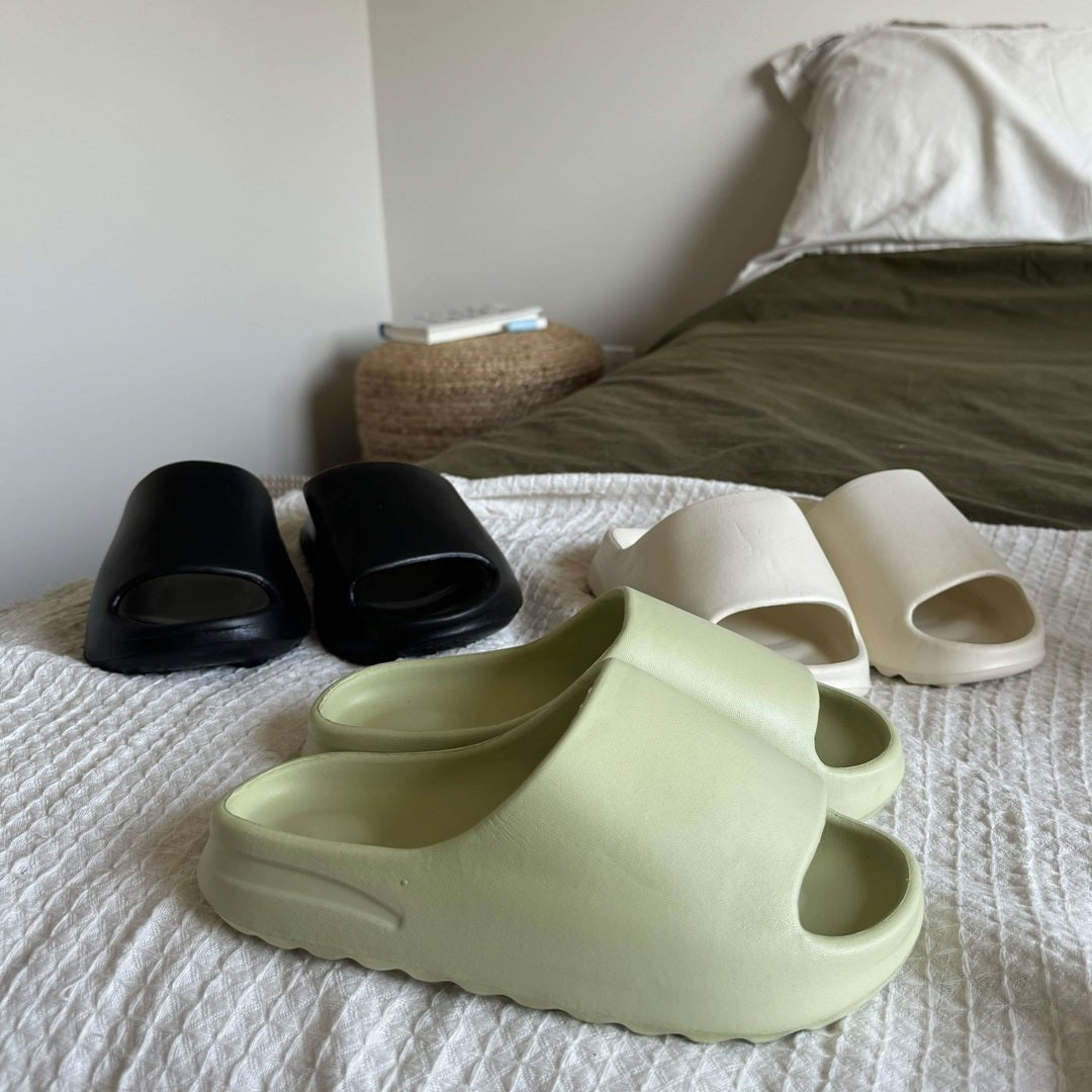 Rubberen Slippers | Geribbelde Zool | Antislip Slides Dames-Boutique Moda