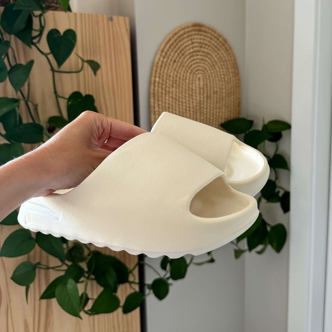 Rubberen Slippers | Geribbelde Zool | Antislip Slides Dames-Boutique Moda