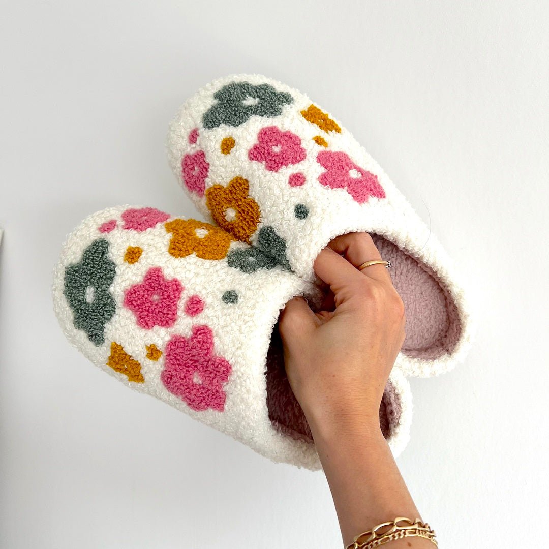Sloffen met kleine bloemen 6