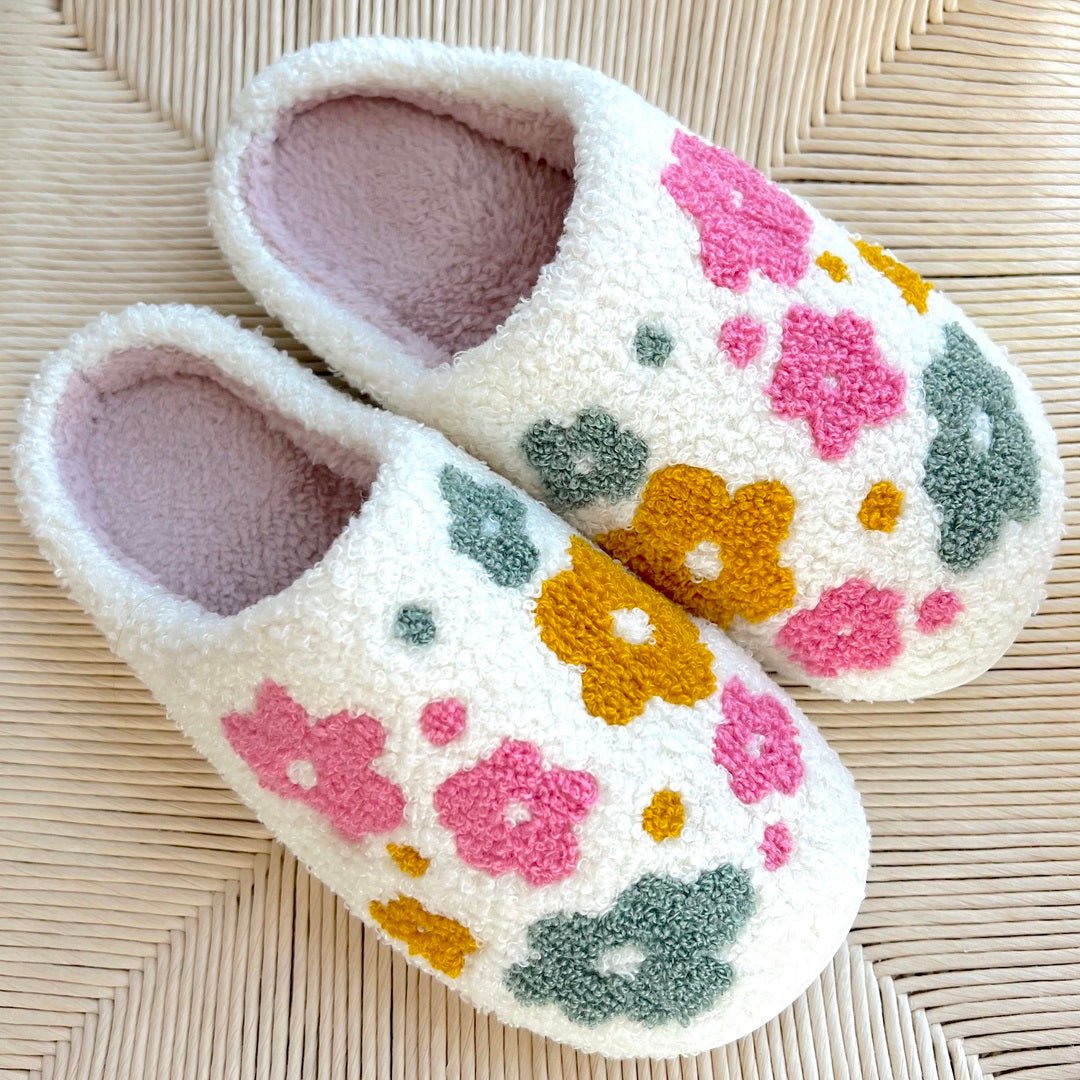 Sloffen met kleine bloemen 8