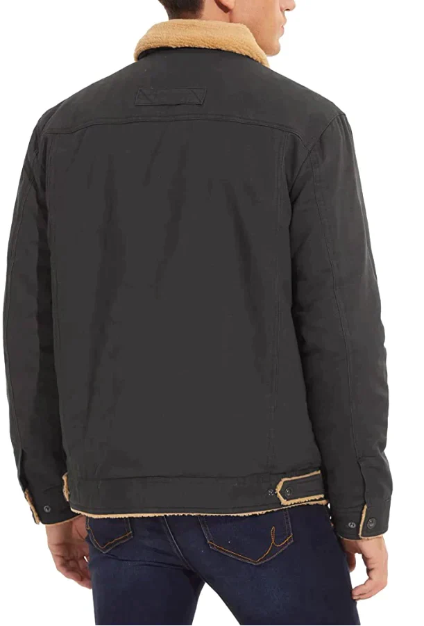 Jas met Sherpa - Waterdicht - Met fleece gevoerd - Winterjas - Herenjas-Boutique Moda