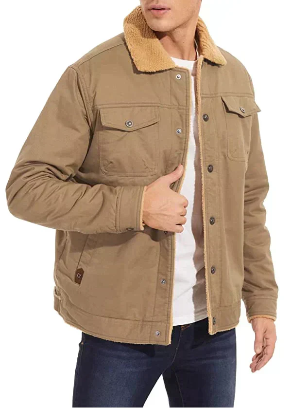 Jas met Sherpa - Waterdicht - Met fleece gevoerd - Winterjas - Herenjas-Boutique Moda