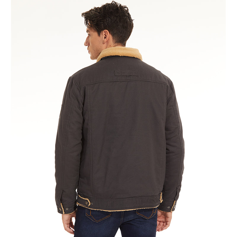 Jas met Sherpa - Waterdicht - Met fleece gevoerd - Winterjas - Herenjas-Boutique Moda