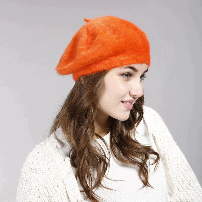 Jenna Beret Hat | Blijf knus en chique op koude winterdagen met deze stijlvolle baret hoed-Boutique Moda