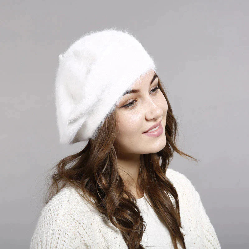 Jenna Beret Hat | Blijf knus en chique op koude winterdagen met deze stijlvolle baret hoed-Boutique Moda
