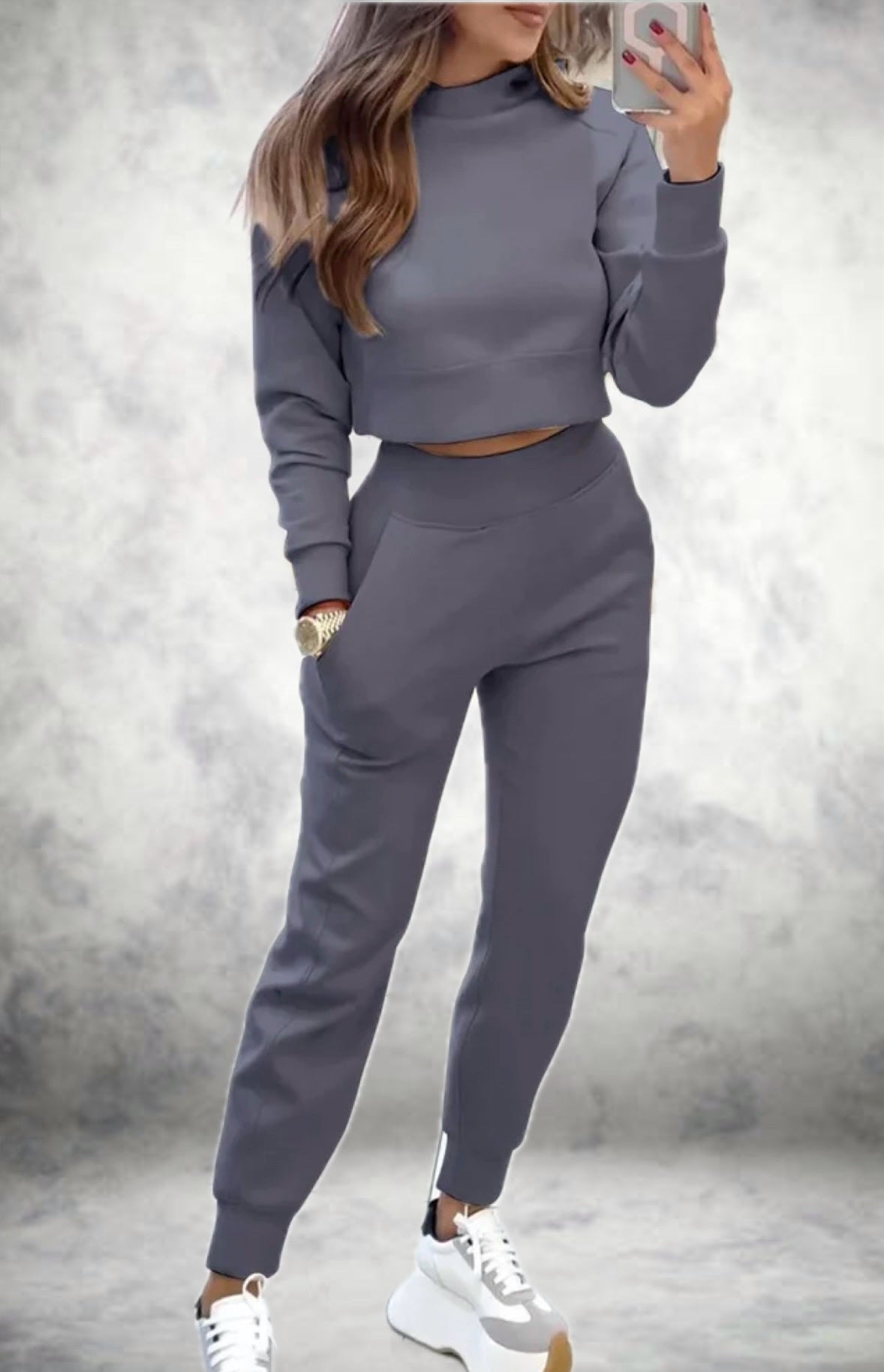 Joggerset - Comfy - Cropped - Sweat Sets - Dameskleding-Boutique Moda