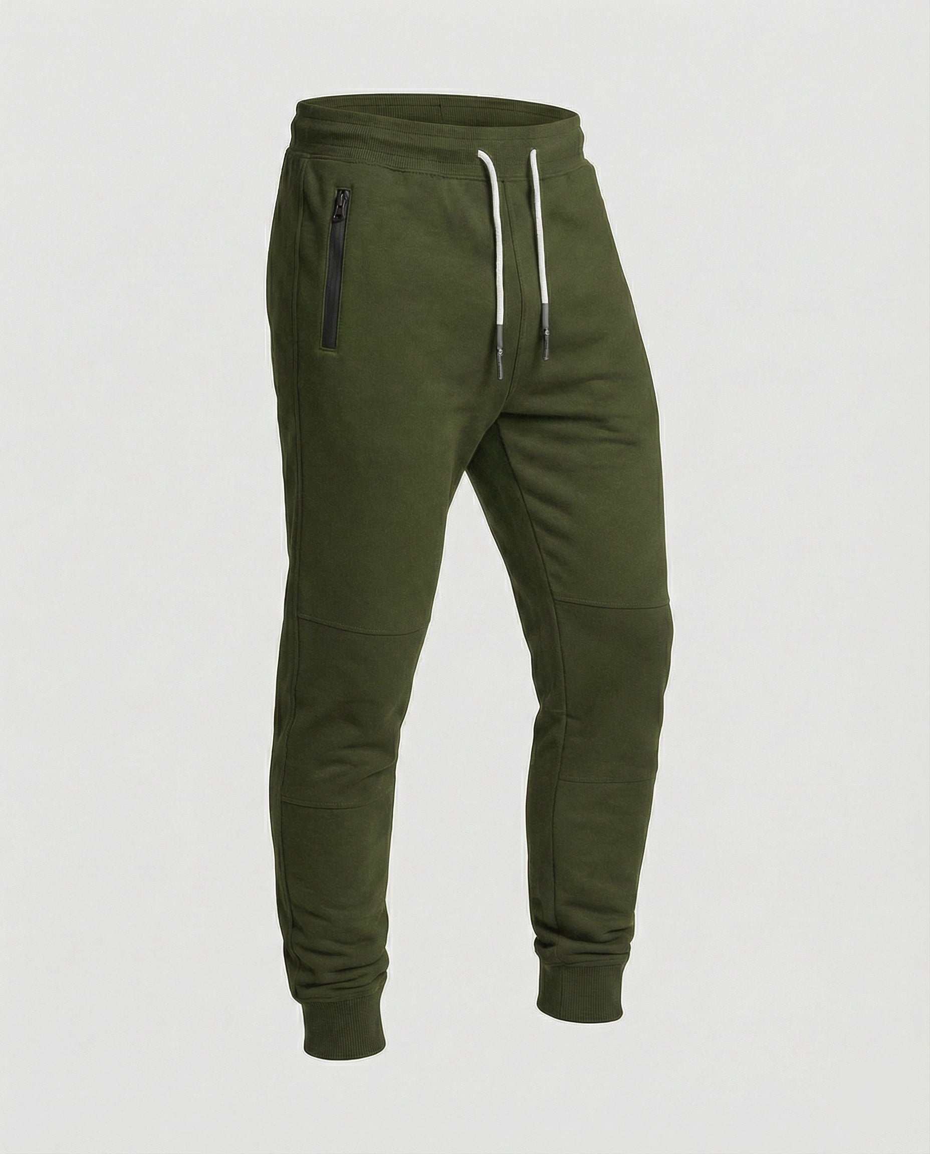 Joggingbroek – Trekkoord – Zakken met rits – Slim-fit joggingbroek – Joggingbroek voor heren-Boutique Moda