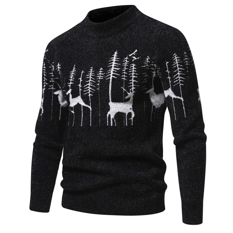 Jun - Premium Herensweater in Kerstlook-Boutique Moda