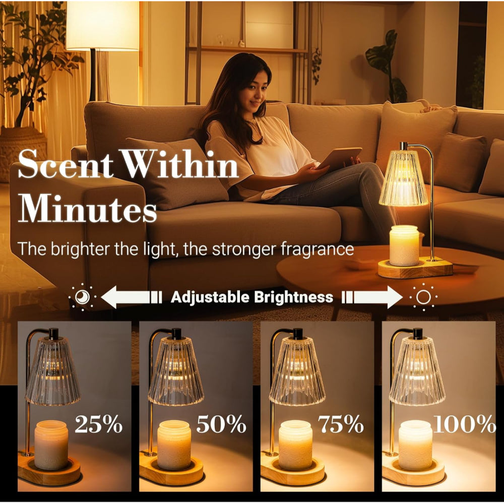 Kaarsenwarmerlamp | dimbaar | timer | voor geurkaarsen-Boutique Moda