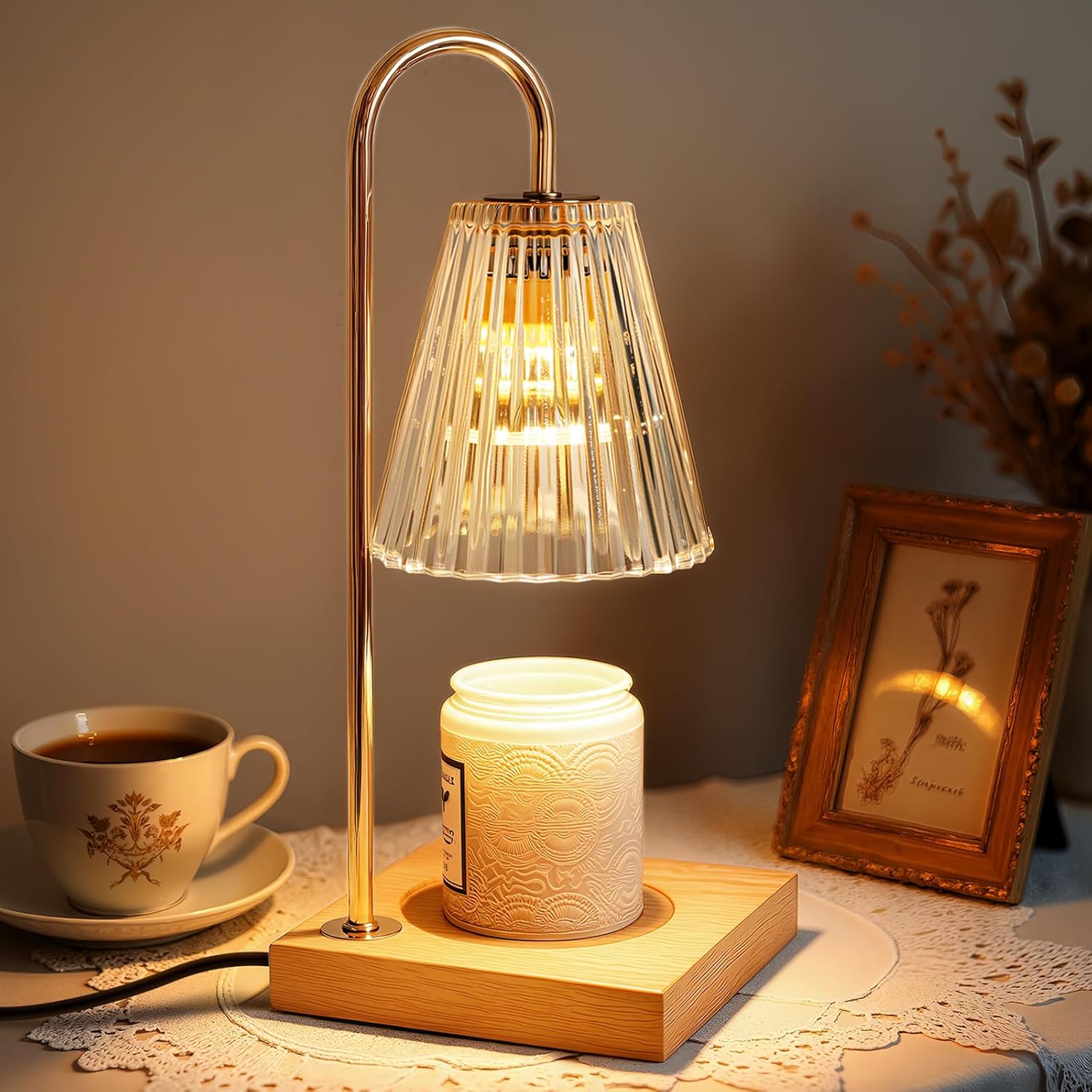 Kaarsenwarmerlamp | dimbaar | timer | voor geurkaarsen-Boutique Moda