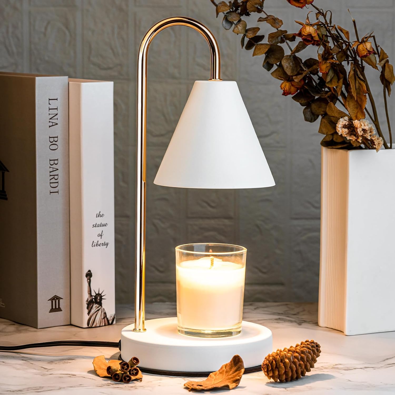 Kaarsenwarmerlamp | dimbaar | timer | voor geurkaarsen-Boutique Moda