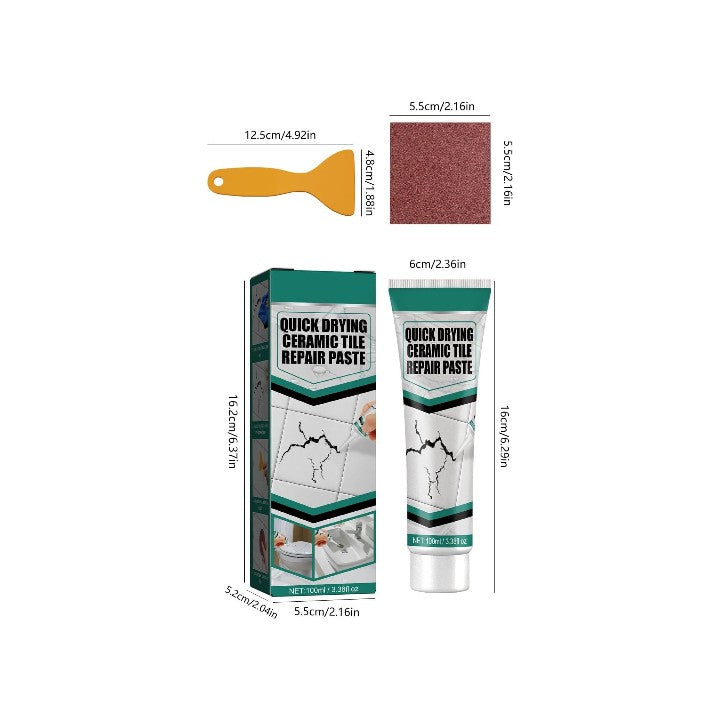 Keramische Reparatiepasta – Snel Drogende Tegel Reparatie Kit-Boutique Moda
