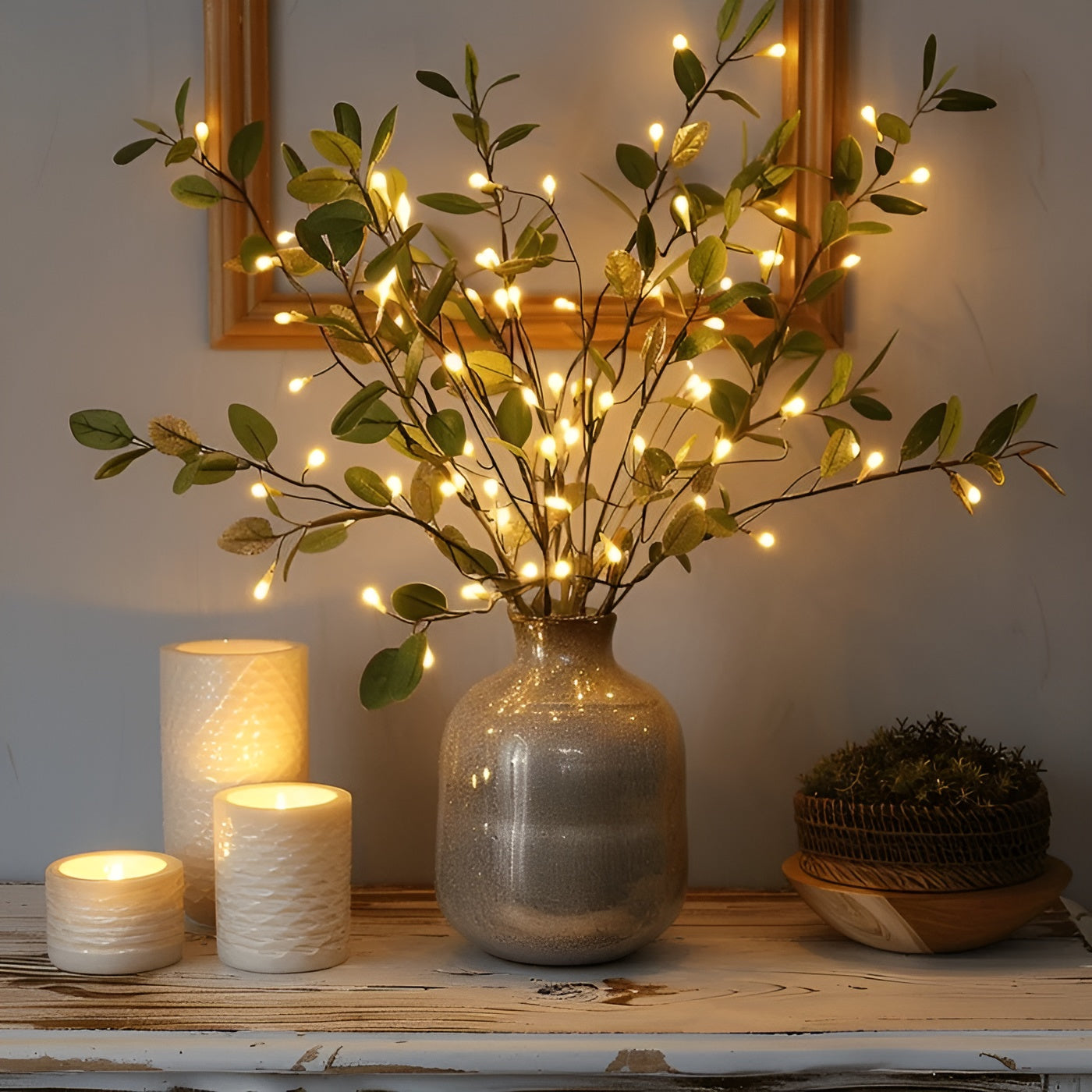 Kerstverlichting decoratie | Verlichte takdecoratie | LED | Kerstlampjes | Binnenverlichting decoratief-Boutique Moda
