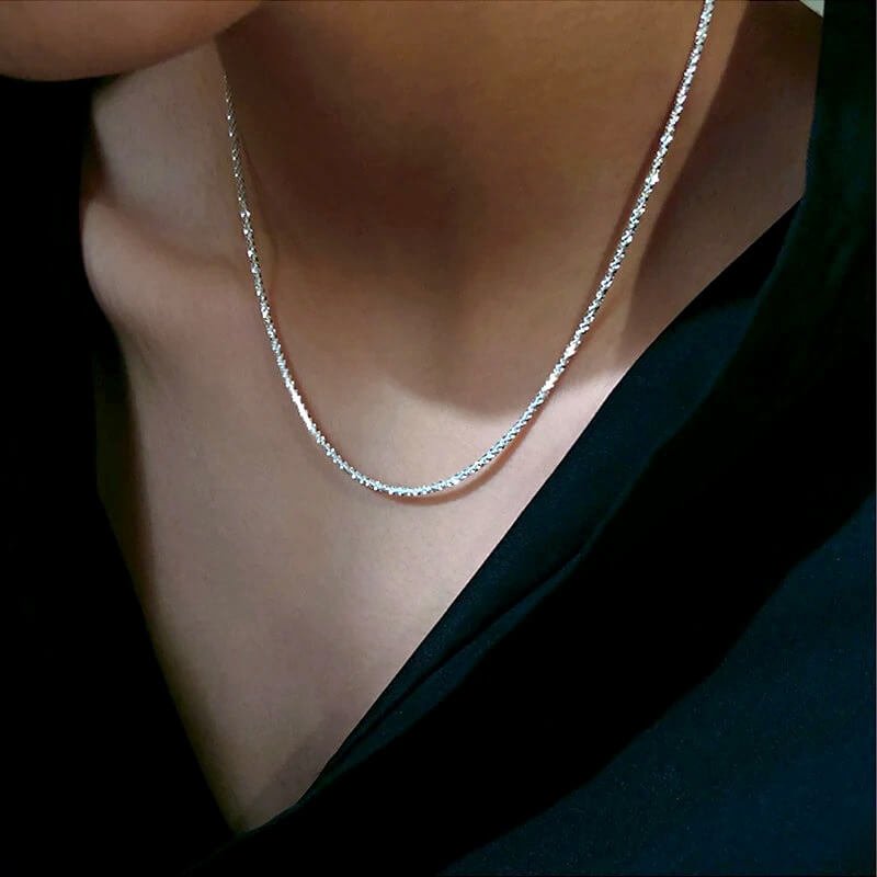 Ketting Dames | Glinsterend Fijn | Zilverkleurig of Goudkleurig-Boutique Moda