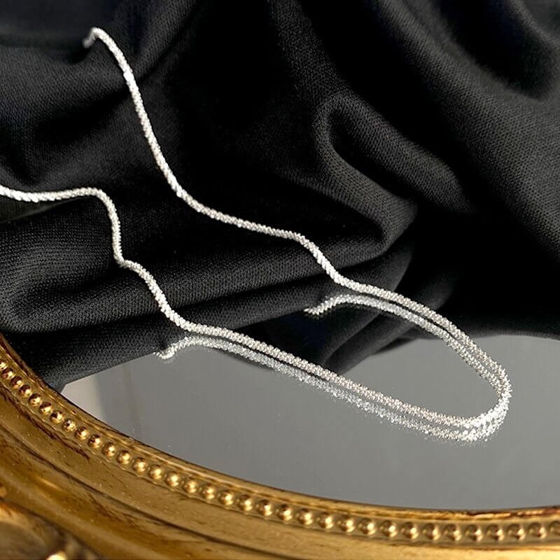 Ketting Dames | Glinsterend Fijn | Zilverkleurig of Goudkleurig-Boutique Moda