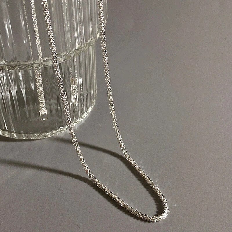 Ketting Dames | Glinsterend Fijn | Zilverkleurig of Goudkleurig-Boutique Moda