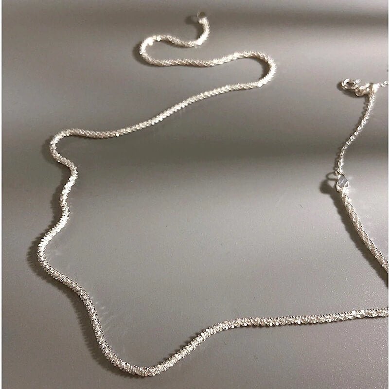 Ketting Dames | Glinsterend Fijn | Zilverkleurig of Goudkleurig-Boutique Moda