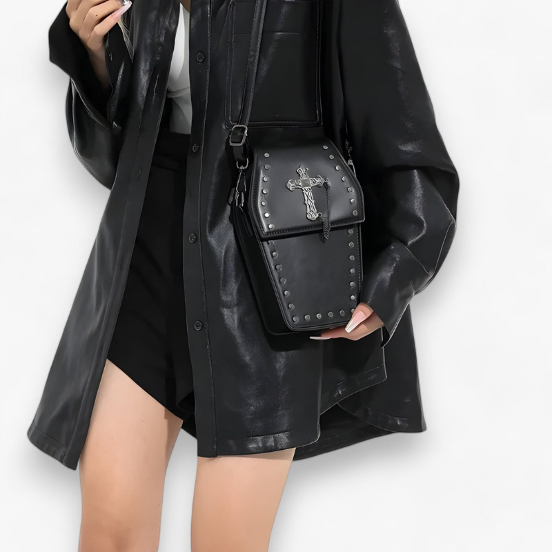 Kist Tas | Klein | Crossbody | Gotische Tas | Halloweentas-Boutique Moda