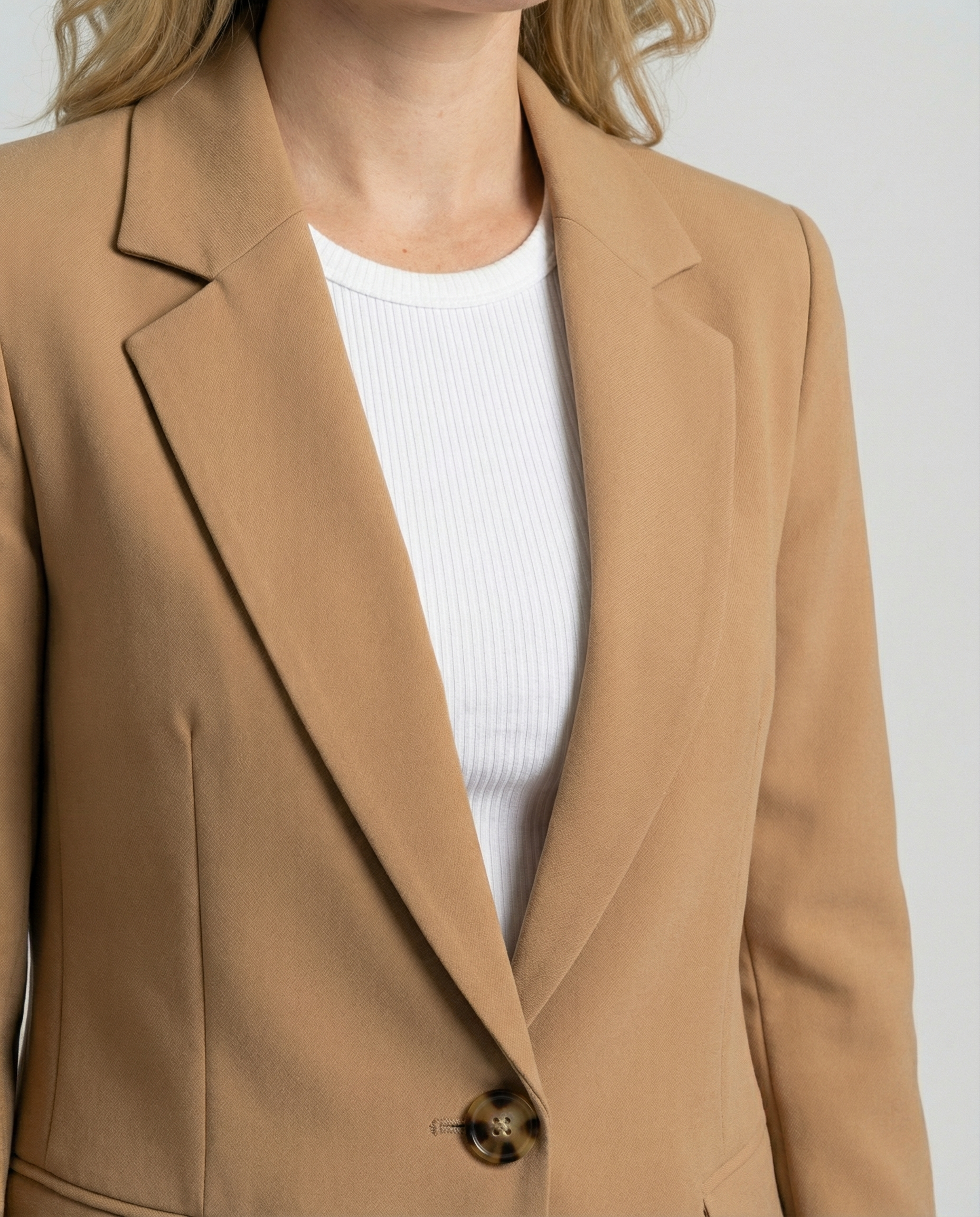 Klassieke blazer - Damesblazer met enkele rij knopen-Boutique Moda