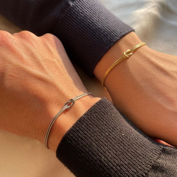 Knooparmband - Dunne minimalistische armband voor dames-Boutique Moda