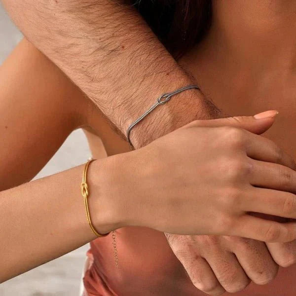 Knooparmband - Dunne minimalistische armband voor dames-Boutique Moda