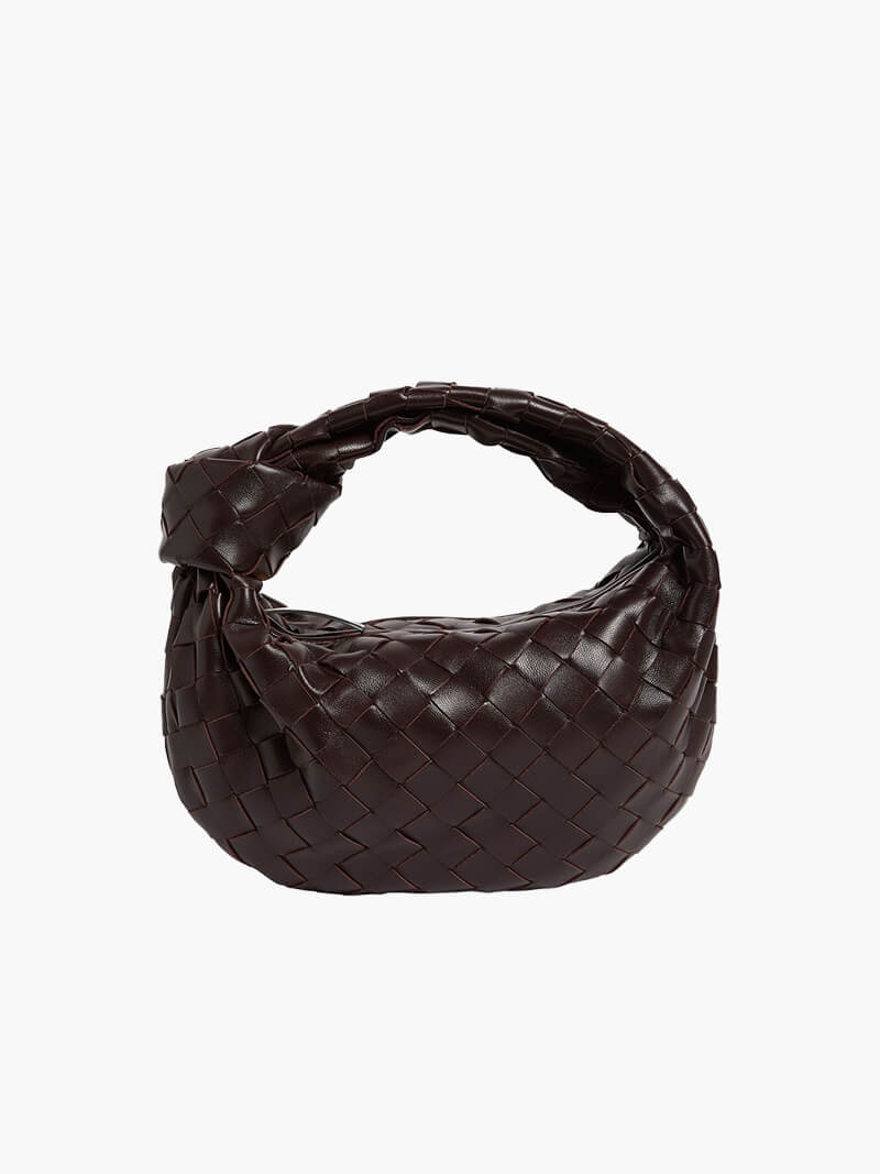 Knooptas | Klein | Gevlochten | Geweven tas | Dameshandtas-Boutique Moda