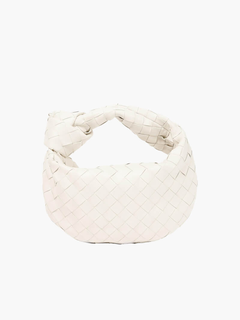 Knooptas | Klein | Gevlochten | Geweven tas | Dameshandtas-Boutique Moda