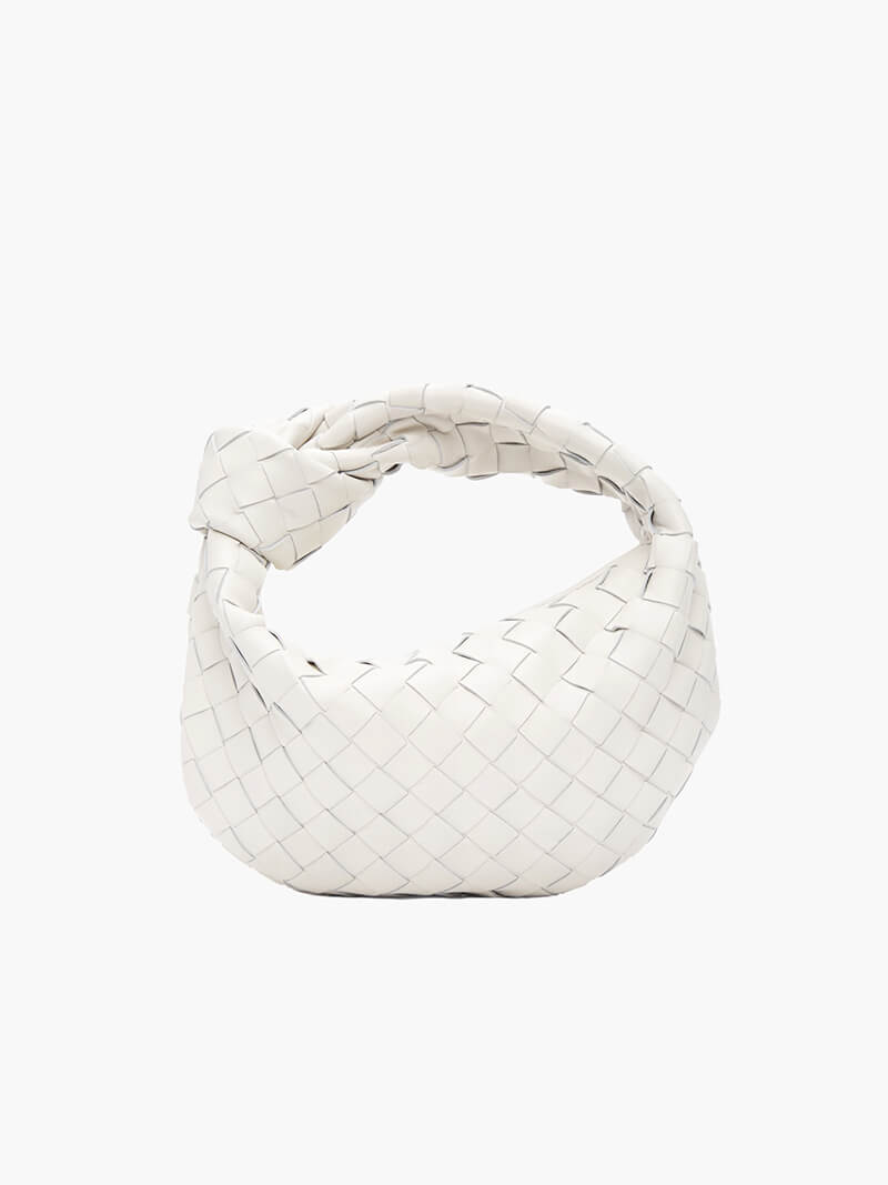 Knooptas | Klein | Gevlochten | Geweven tas | Dameshandtas-Boutique Moda