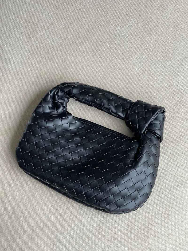 Knooptas | Klein | Gevlochten | Geweven tas | Dameshandtas-Boutique Moda