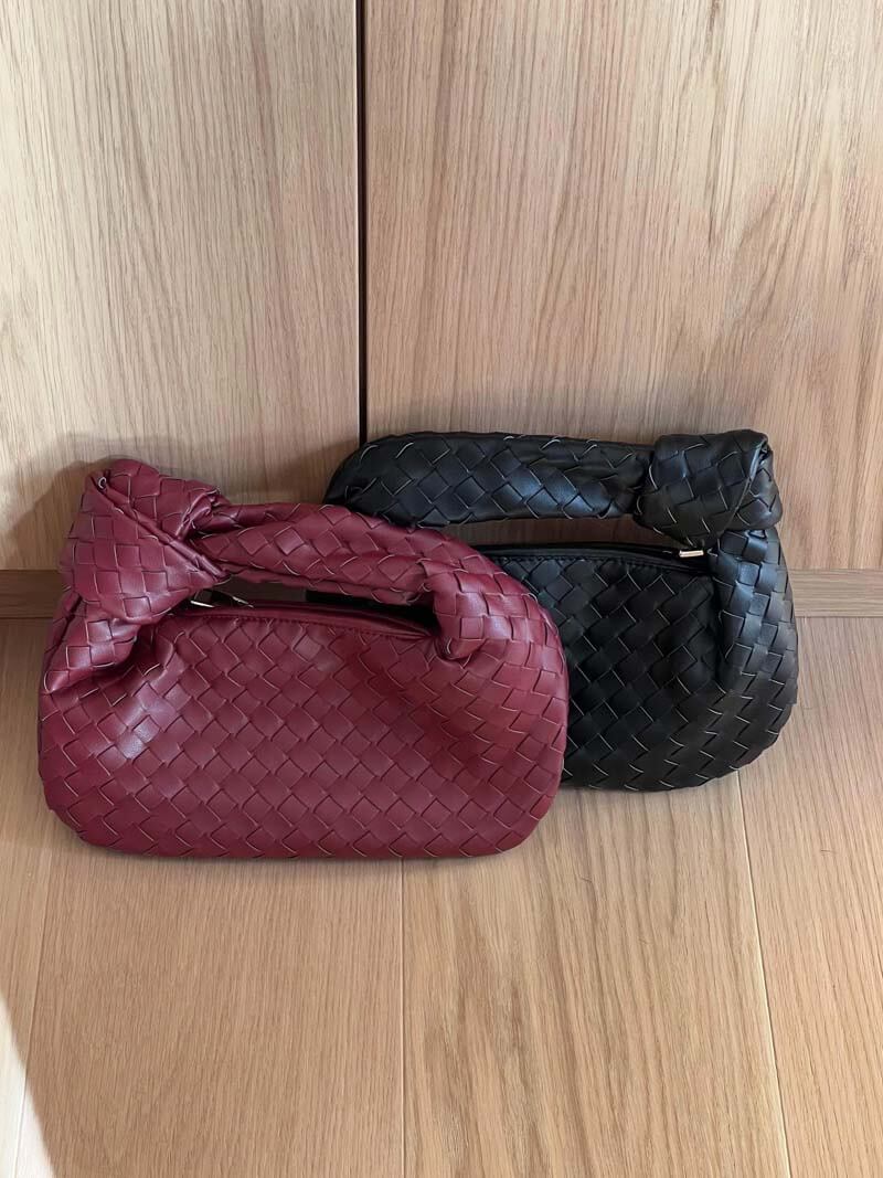 Knooptas | Klein | Gevlochten | Geweven tas | Dameshandtas-Boutique Moda