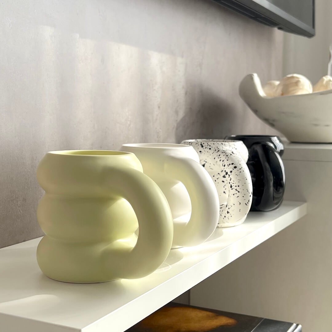 Koffiemok | Keramiek Handgemaakt | Dik Oor Gespikkeld-Boutique Moda