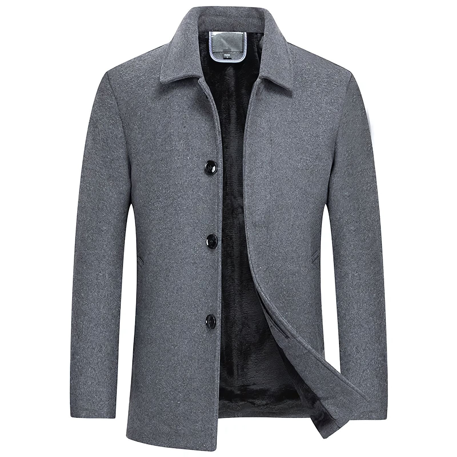 Korte Trenchcoat - Enkelrijks - Getailleerd - Wintertrenchcoat - Herenjas-Boutique Moda
