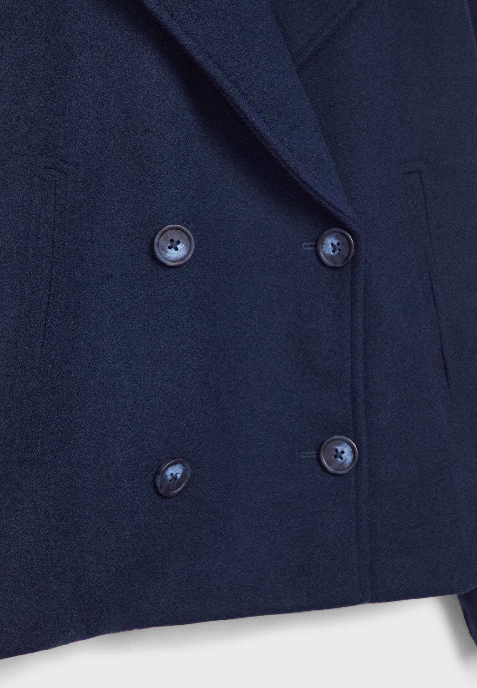 Korte trenchcoat - Dames loose fit korte trenchcoat met twee rijen knopen-Boutique Moda
