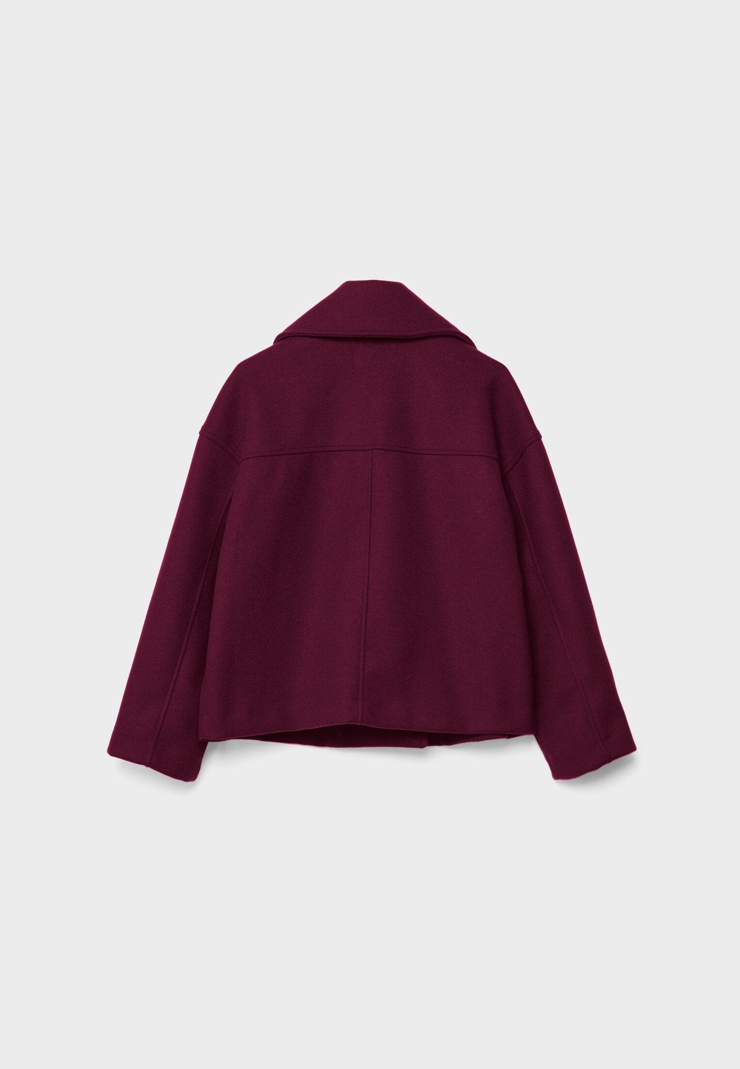 Korte trenchcoat - Dames loose fit korte trenchcoat met twee rijen knopen-Boutique Moda