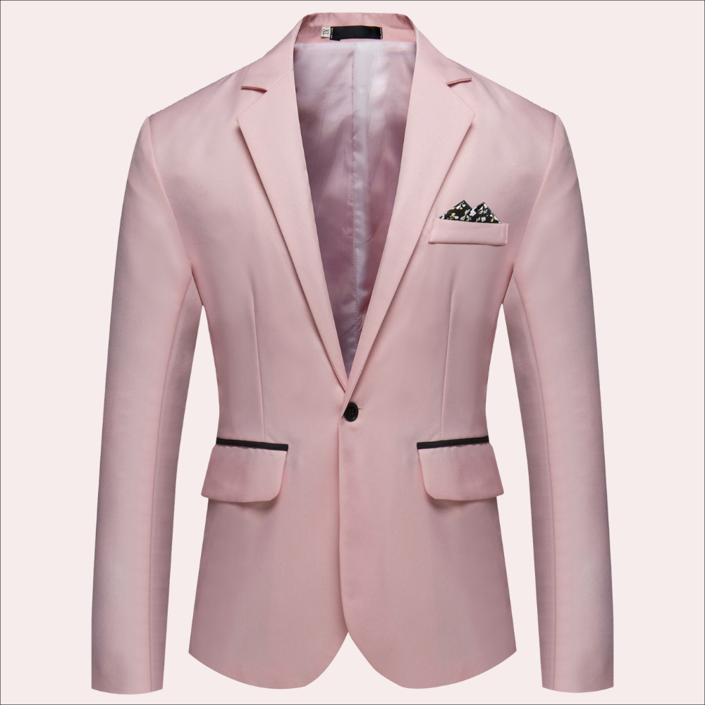 Kostuumjas | Satijn | Formeel | Blazer | Kostuumjas voor heren-Boutique Moda