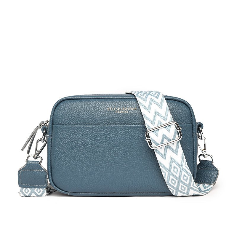 Kruistas | Ritssluiting | Klein | Dikke riem Cross Body Bag | Damestassen-Boutique Moda
