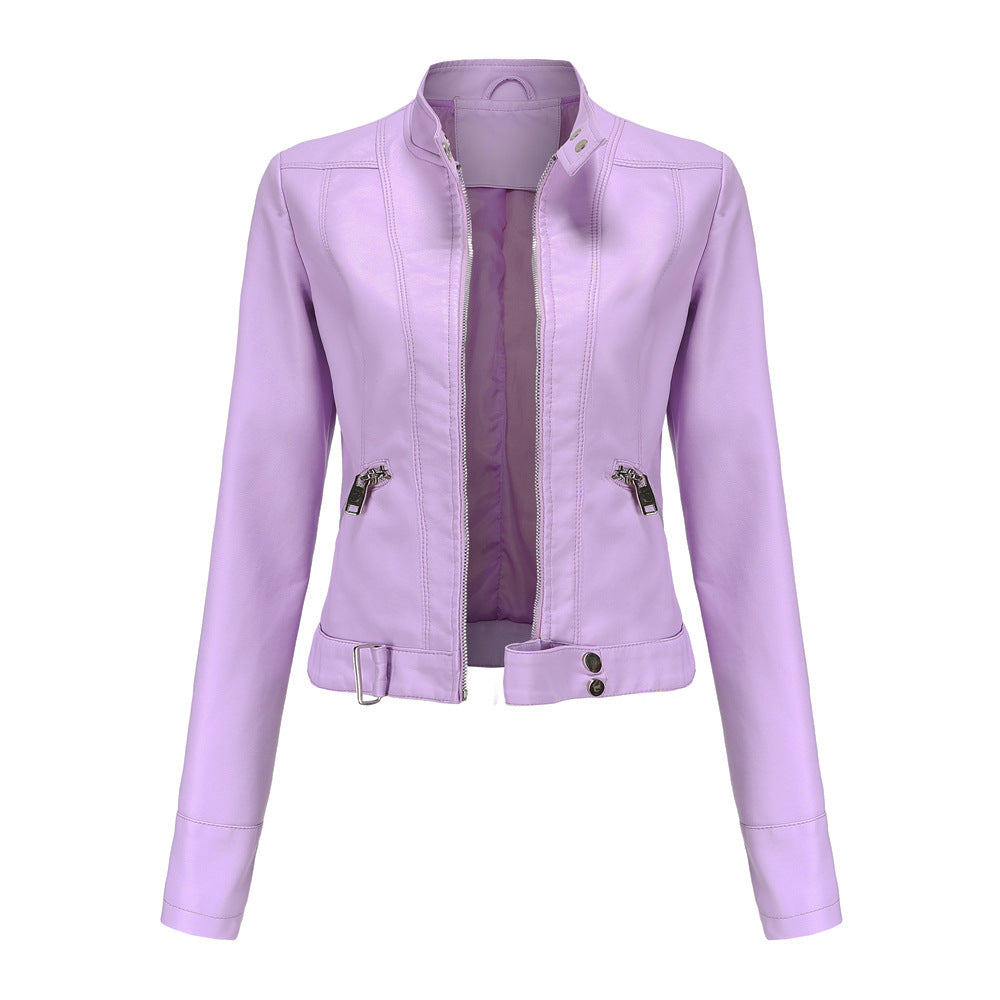 Kunstleren jas | Slim fit | Ritssluiting | Bikerjas | Damesjas